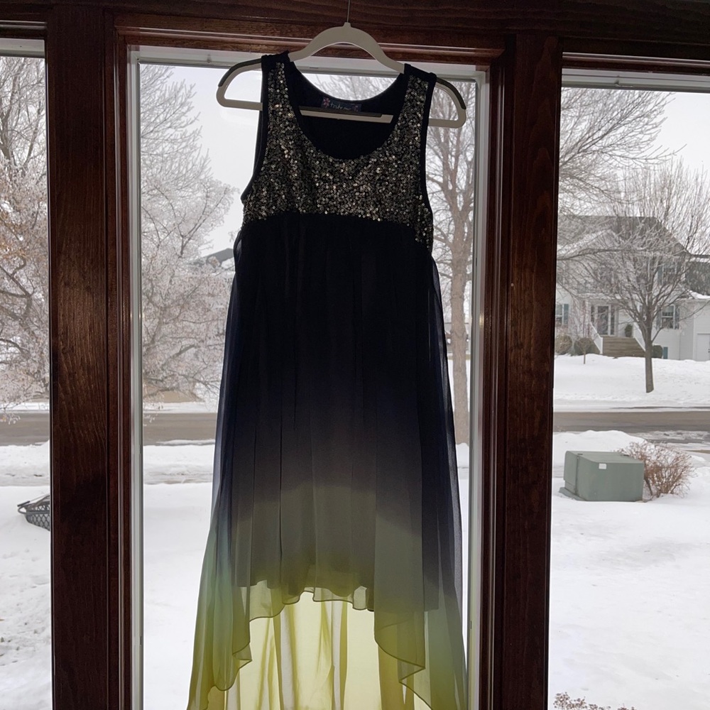 Truly Me girls size 10 high low dress